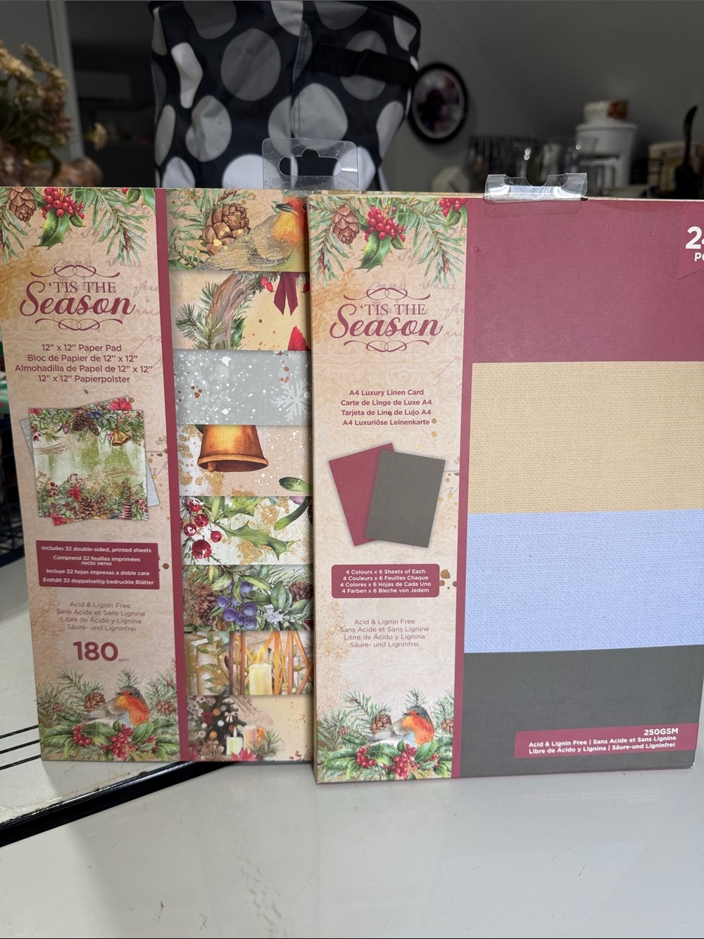 Crafters Companion ‘Tis The Season Holiday Patterned Paper & Cardstock Set